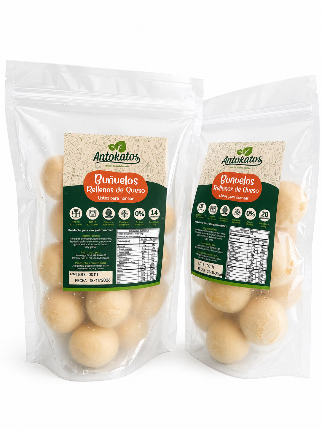 Buñuelos Rellenos de Queso